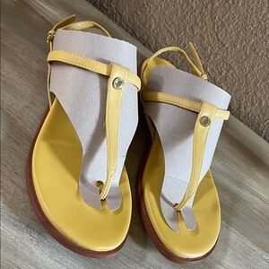 Cole Haan Yellow Sandals. Leather / Grand 360 Excellent gently used condition.